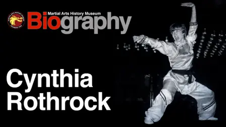 Martial Arts History Museum Biography: Cynthia Rothrock poster